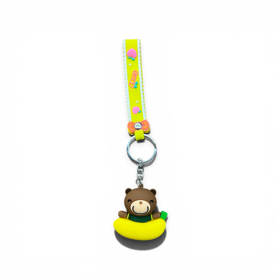 Banana Bear Keychain 🍌