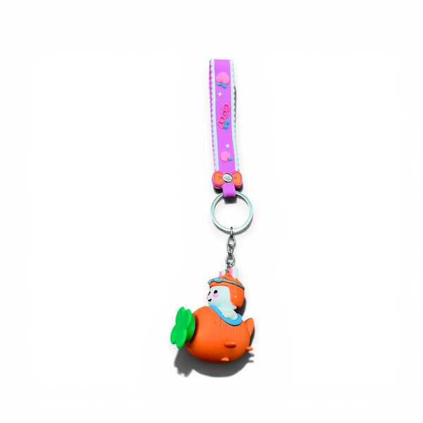 Bunny Pilot Keychain 🥕