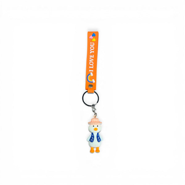 White Duck Keychain 🦆